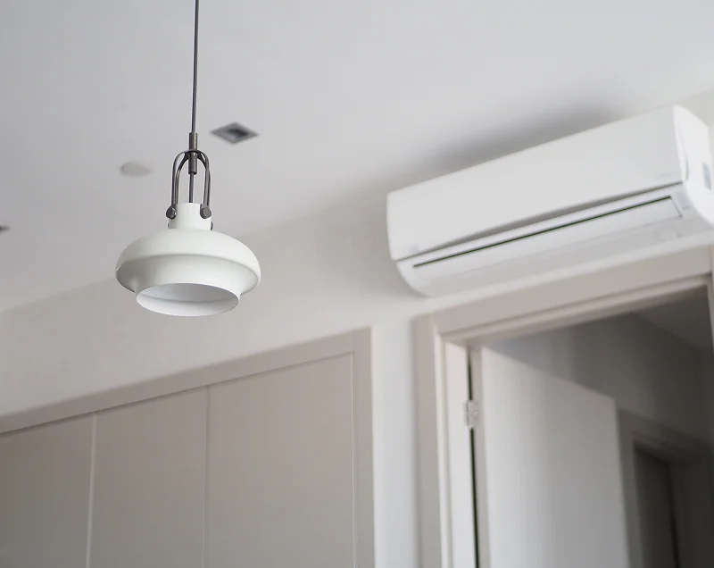 Energy-efficient heat pump installed for year-round comfort